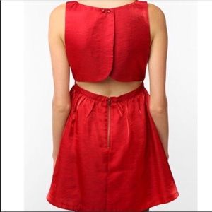 Urban Outfitters | Lucca Couture Red Tulip Dress